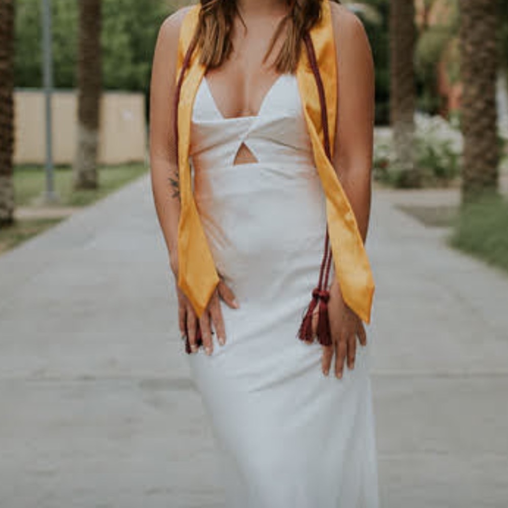 Midi satin dress
